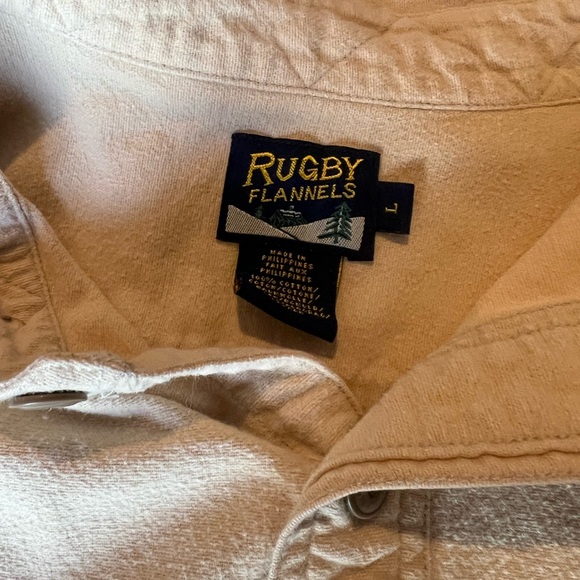 Ralph Lauren “Rugby” flannel with elbow patches - Picture 2 of 5